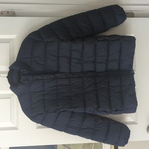 Boys Navy Blue Lightweight puffer coat